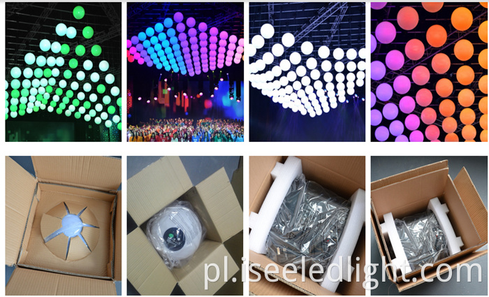 DMX Kulkowe pakowanie kulkowe DMX Kinetic ball packing